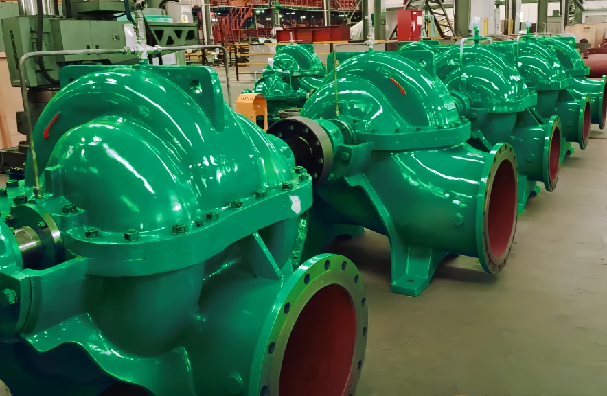 ​单级双吸卧式水平中开式离心泵应用在精细化工园区集中供水及纯水输送项目